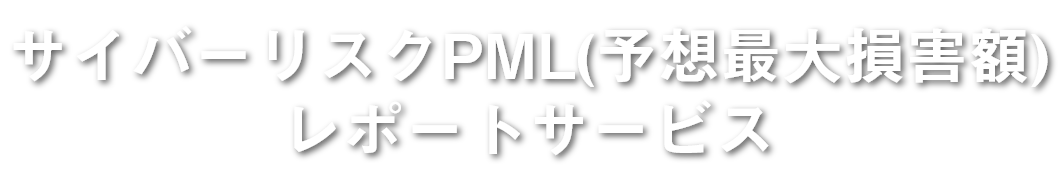 サイバーリスクPML(予想最大損害額)レポートサービス