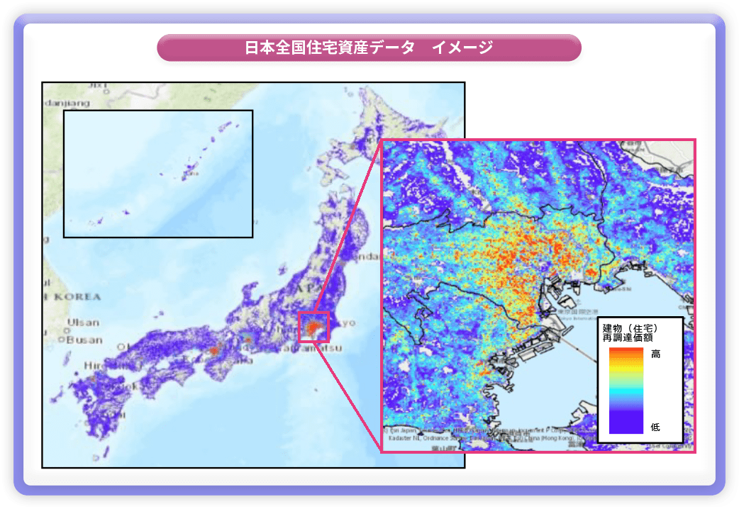 日本全国住宅資産データ　イメージ