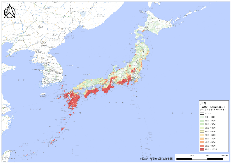 どしゃブル®リスク評価マップの概要・特徴